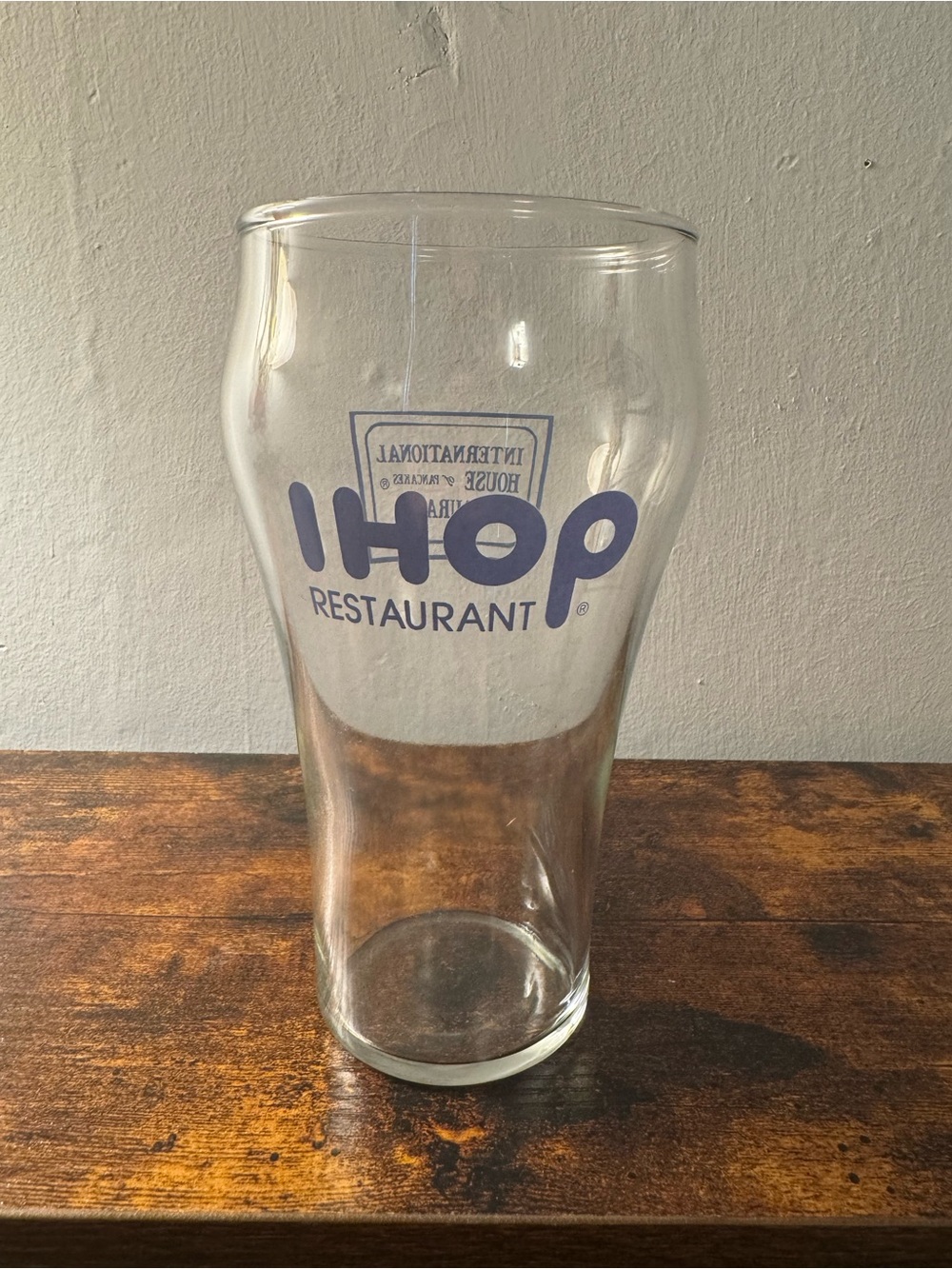 Vintage IHOP International House of Pancakes Restaurant Glass